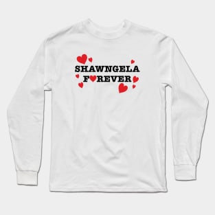 Shawngela Forever (With Hearts) - Boy Meets World Long Sleeve T-Shirt